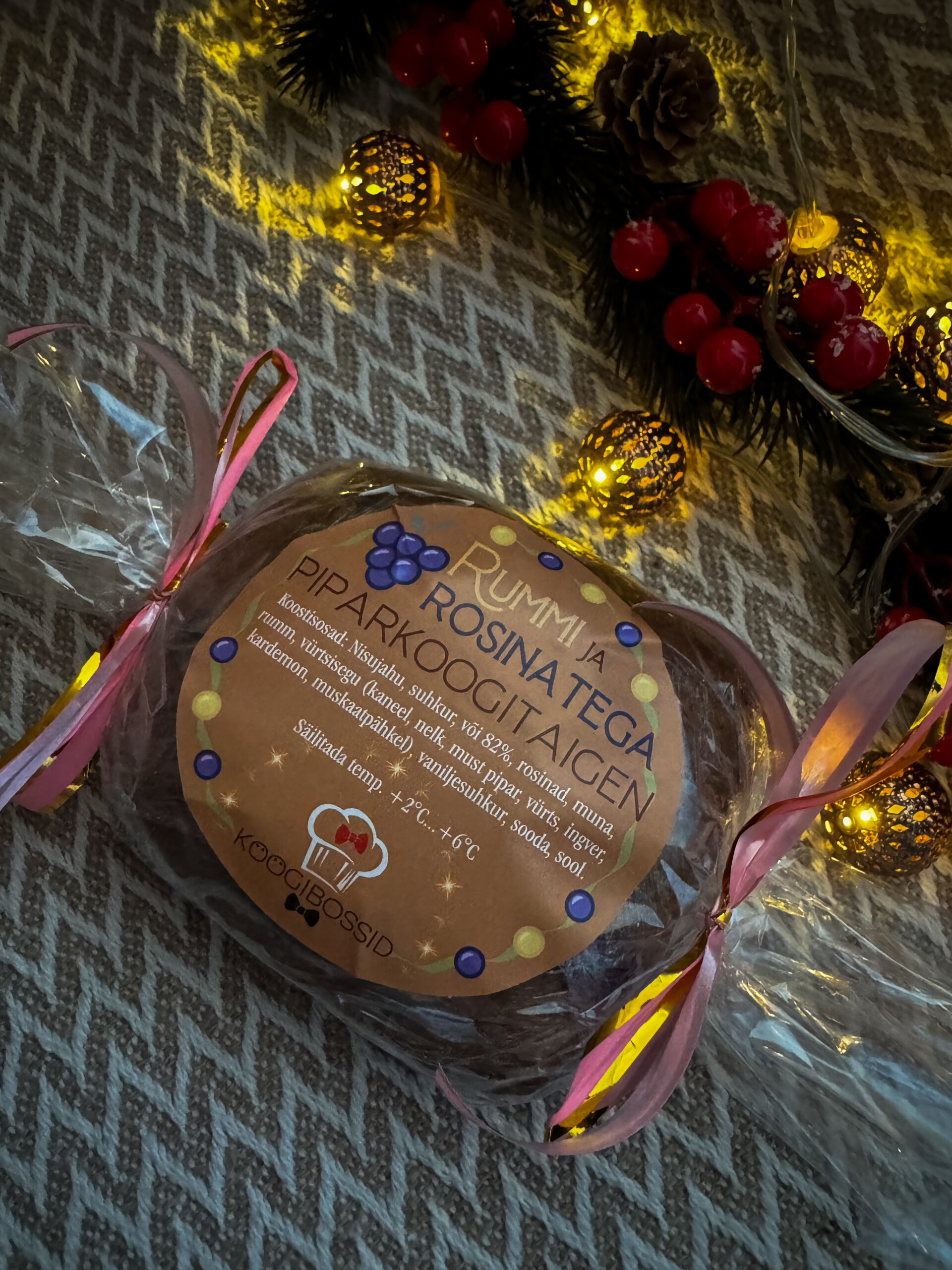 Rummi ja rosinatega piparkoogitainas